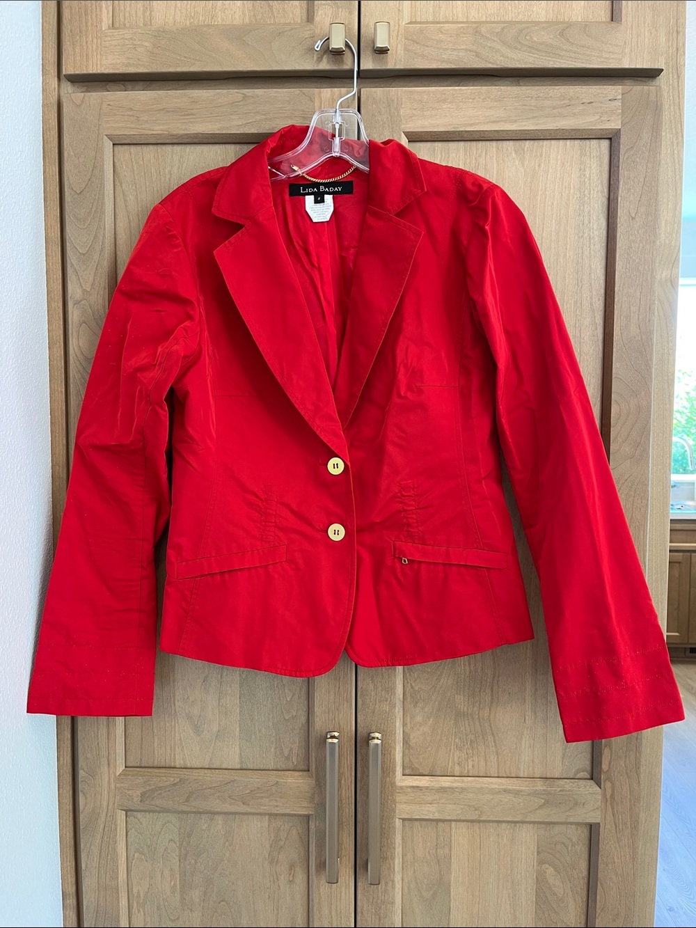 Lida Baday Red Jacket Blazer